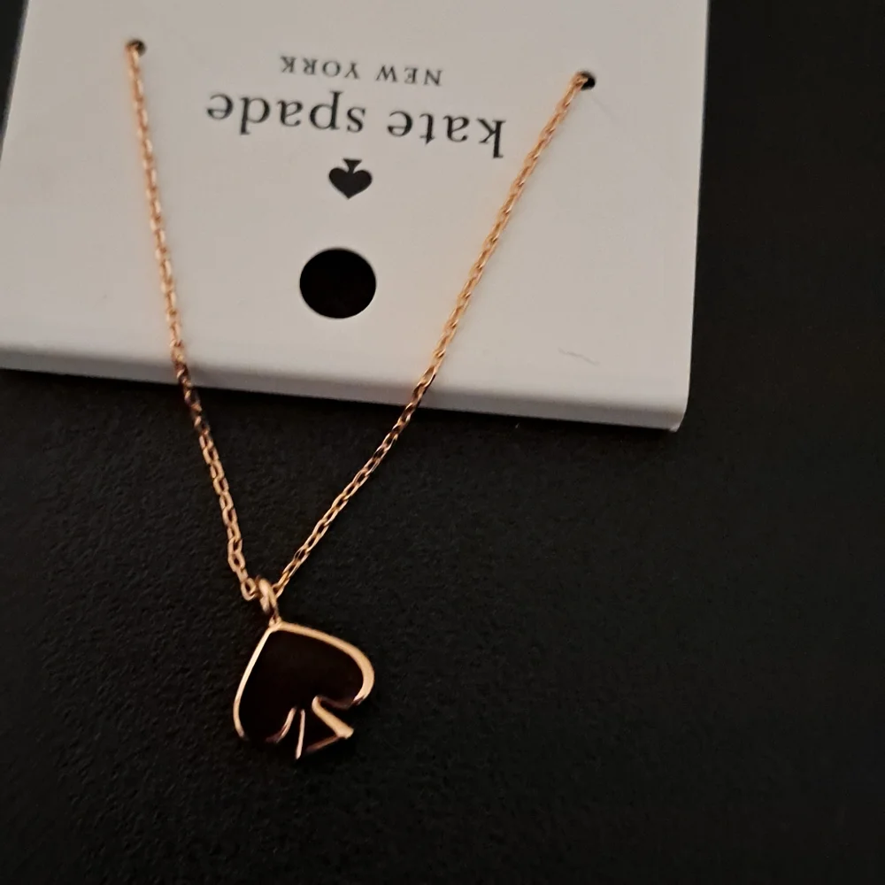 Kate Spade Rose Gold Necklace-Pendant NWT